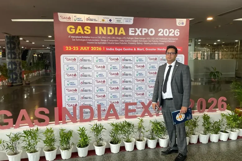ASMACS General Manager Mr. Shakti Dash at Gas India Expo 2026, Greater Noida
